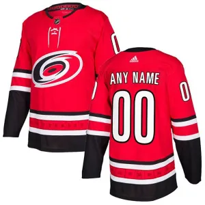 Adidas Carolina Hurricanes Naisten Pelipaita Authentic Punainen ( Omalla Nimellä )