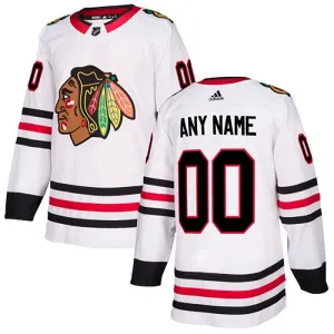 Adidas Chicago Blackhawks Naisten Pelipaita Authentic Valkoinen ( Omalla Nimellä )