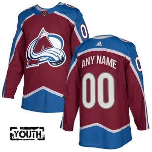 Adidas Colorado Avalanche Lasten Pelipaita Authentic Punainen ( Omalla Nimellä )