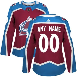 Adidas Colorado Avalanche Naisten Pelipaita Authentic Punainen ( Omalla Nimellä )