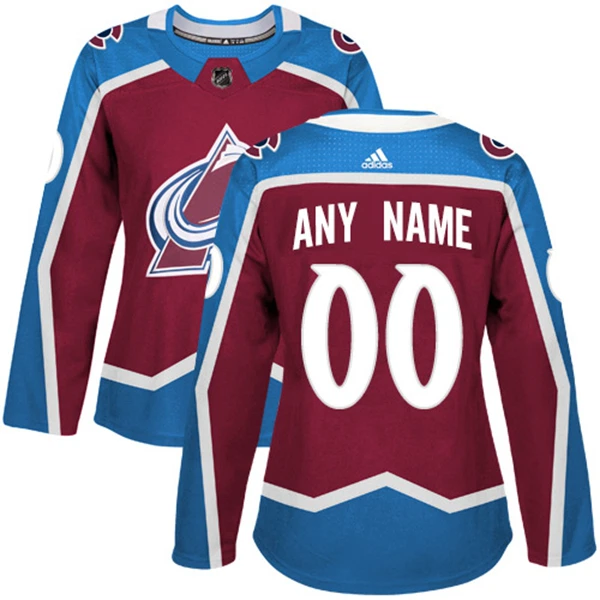 Adidas Colorado Avalanche Naisten Pelipaita Authentic Punainen ( Omalla Nimellä ) Adidas Colorado Avalanche Naisten Pelipaita Authentic Punainen ( Omalla Nimellä )