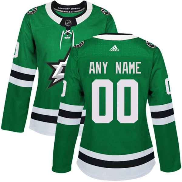 Adidas Dallas Stars Naisten Pelipaita Authentic Vihreä ( Omalla Nimellä ) Adidas Dallas Stars Naisten Pelipaita Authentic Vihreä ( Omalla Nimellä )