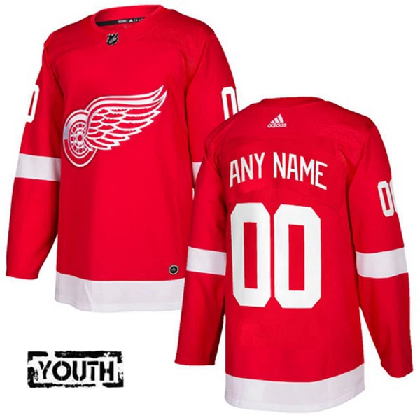 Adidas Detroit Red Wings Lasten Pelipaita Authentic Punainen ( Omalla Nimellä ) Adidas Detroit Red Wings Lasten Pelipaita Authentic Punainen ( Omalla Nimellä )