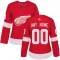 Adidas Detroit Red Wings Naisten Pelipaita Authentic Punainen ( Omalla Nimellä )