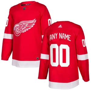 Adidas Detroit Red Wings Pelipaita Authentic Punainen ( Omalla Nimellä )