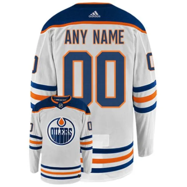 Adidas Edmonton Oilers Pelipaita Valkoinen ( Omalla Nimellä )