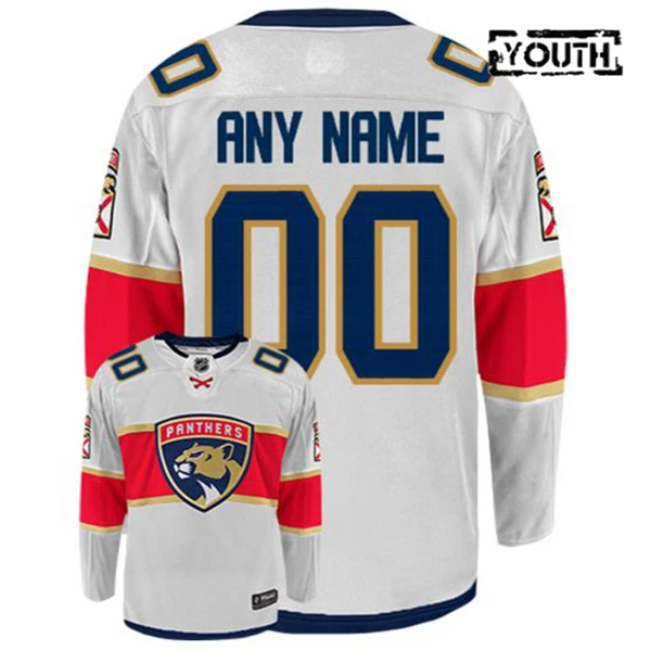 Adidas Florida Panthers Lasten Pelipaita Valkoinen ( Omalla Nimellä ) Adidas Florida Panthers Lasten Pelipaita Valkoinen ( Omalla Nimellä )