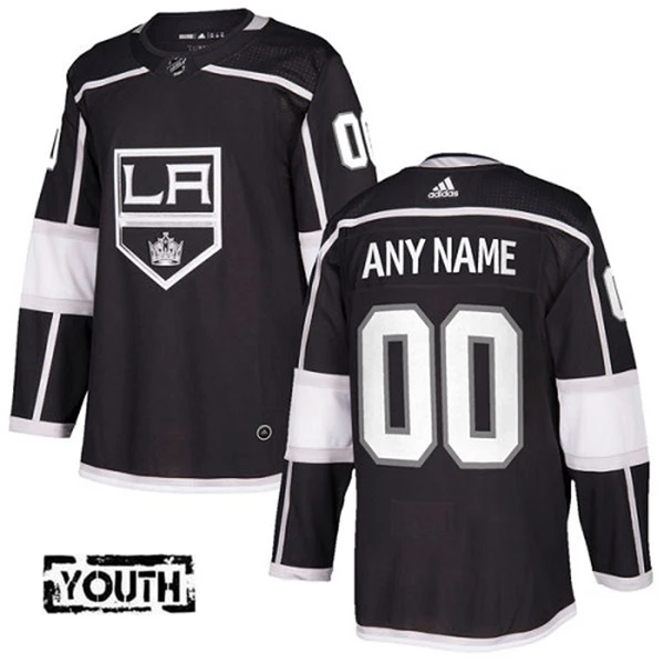 Adidas Los Angeles Kings Lasten Pelipaita Authentic Musta ( Omalla Nimellä ) Adidas Los Angeles Kings Lasten Pelipaita Authentic Musta ( Omalla Nimellä )