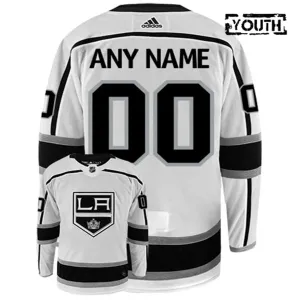 Adidas Los Angeles Kings Lasten Pelipaita Valkoinen ( Omalla Nimellä )