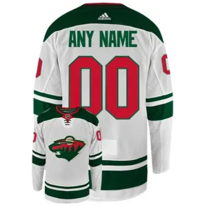 Adidas Minnesota Wild Pelipaita Valkoinen ( Omalla Nimellä )