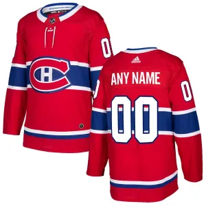 Adidas Montreal Canadiens Pelipaita Authentic Punainen ( Omalla Nimellä )