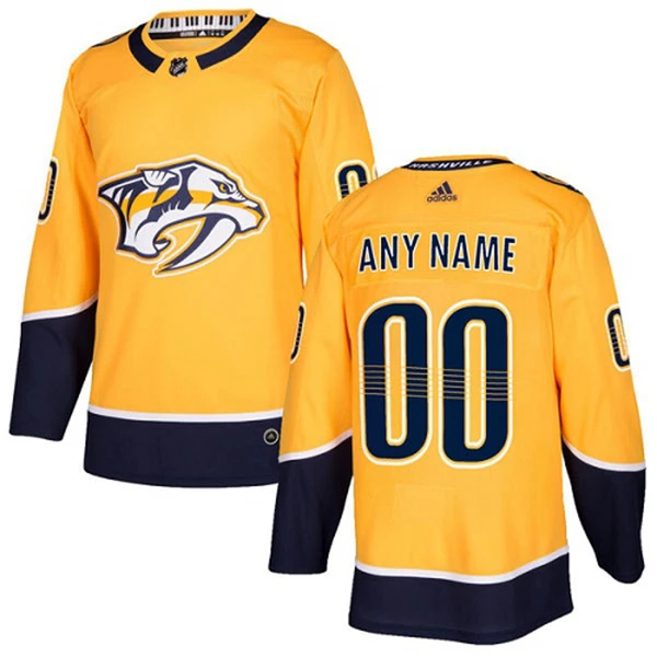 Adidas Nashville Predators Pelipaita Authentic Kulta ( Omalla Nimellä ) Adidas Nashville Predators Pelipaita Authentic Kulta ( Omalla Nimellä )