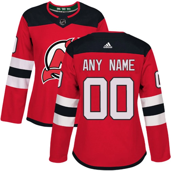 Adidas New Jersey Devils Naisten Pelipaita Authentic Punainen ( Omalla Nimellä ) Adidas New Jersey Devils Naisten Pelipaita Authentic Punainen ( Omalla Nimellä )