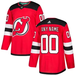 Adidas New Jersey Devils Pelipaita Authentic Punainen ( Omalla Nimellä )