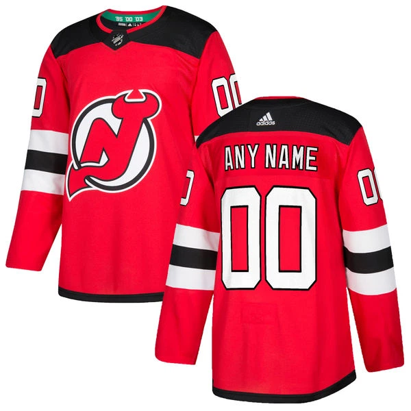 Adidas New Jersey Devils Pelipaita Authentic Punainen ( Omalla Nimellä ) Adidas New Jersey Devils Pelipaita Authentic Punainen ( Omalla Nimellä )