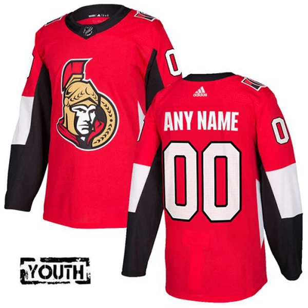 Adidas Ottawa Senators Lasten Pelipaita Authentic Punainen ( Omalla Nimellä ) Adidas Ottawa Senators Lasten Pelipaita Authentic Punainen ( Omalla Nimellä )