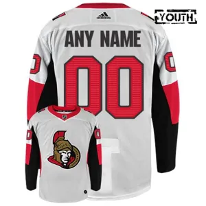 Adidas Ottawa Senators Lasten Pelipaita Valkoinen ( Omalla Nimellä )