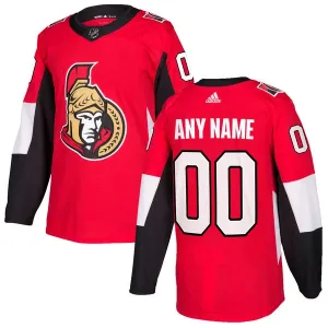 Adidas Ottawa Senators Pelipaita Authentic Punainen ( Omalla Nimellä )