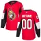 Adidas Ottawa Senators Pelipaita Authentic Punainen ( Omalla Nimellä )