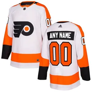 Adidas Philadelphia Flyers Naisten Pelipaita Authentic Valkoinen ( Omalla Nimellä )