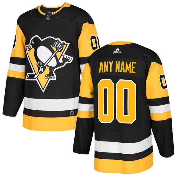 Adidas Pittsburgh Penguins Pelipaita Authentic Musta ( Omalla Nimellä ) Adidas Pittsburgh Penguins Pelipaita Authentic Musta ( Omalla Nimellä )