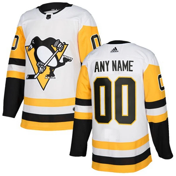 Adidas Pittsburgh Penguins Pelipaita Authentic Valkoinen ( Omalla Nimellä ) Adidas Pittsburgh Penguins Pelipaita Authentic Valkoinen ( Omalla Nimellä )