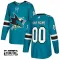 Adidas San Jose Sharks Lasten Pelipaita Authentic ( Omalla Nimellä )