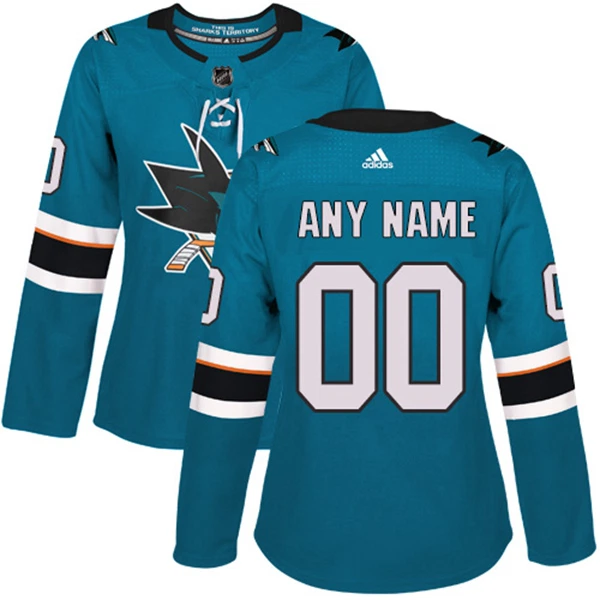 Adidas San Jose Sharks Naisten Pelipaita Authentic ( Omalla Nimellä ) Adidas San Jose Sharks Naisten Pelipaita Authentic ( Omalla Nimellä )