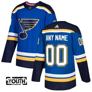 Adidas St. Louis Blues Lasten Pelipaita Authentic Sininen ( Omalla Nimellä )