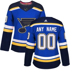 Adidas St. Louis Blues Naisten Pelipaita Authentic Sininen ( Omalla Nimellä )