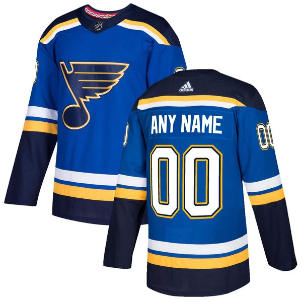 Adidas St. Louis Blues Pelipaita Authentic Sininen ( Omalla Nimellä ) Adidas St. Louis Blues Pelipaita Authentic Sininen ( Omalla Nimellä )