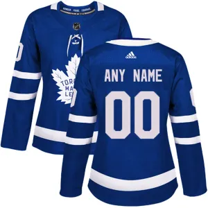 Adidas Toronto Maple Leafs Naisten Pelipaita Authentic Sininen ( Omalla Nimellä )