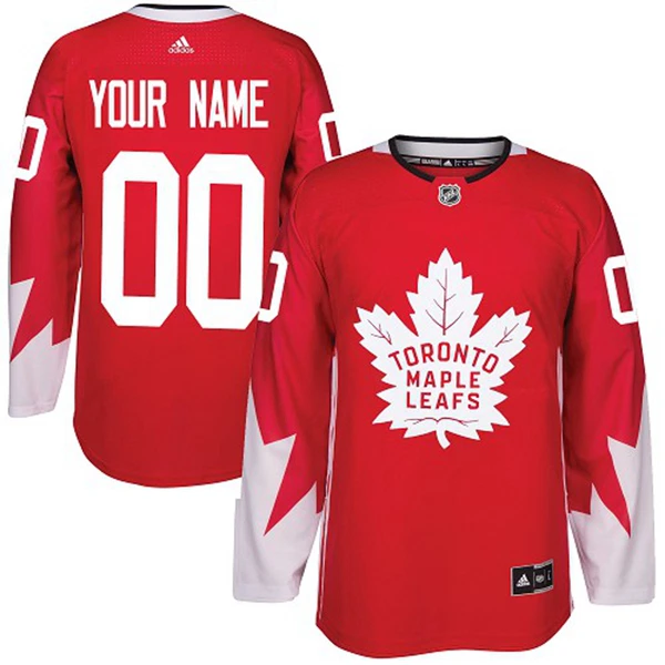 Adidas Toronto Maple Leafs Pelipaita Kolmos Authentic Punainen ( Omalla Nimellä ) Adidas Toronto Maple Leafs Pelipaita Kolmos Authentic Punainen ( Omalla Nimellä )
