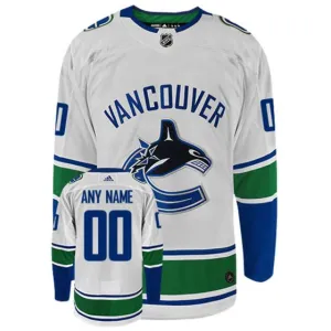 Adidas Vancouver Canucks Pelipaita Valkoinen ( Omalla Nimellä )