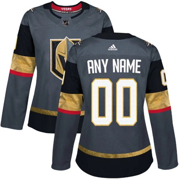 Adidas Vegas Golden Knights Naisten Pelipaita Authentic Harmaa ( Omalla Nimellä ) Adidas Vegas Golden Knights Naisten Pelipaita Authentic Harmaa ( Omalla Nimellä )