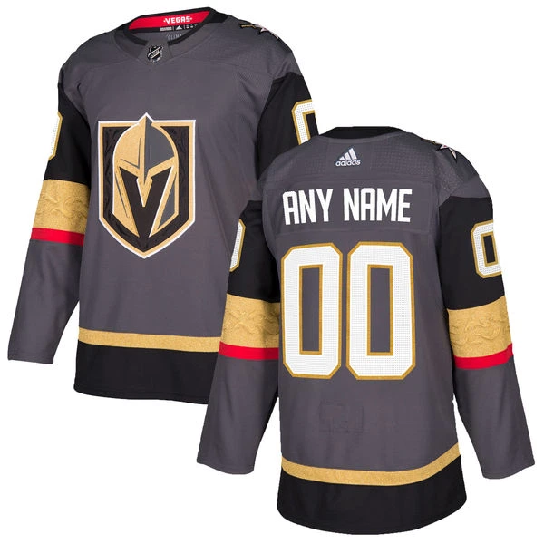 Adidas Vegas Golden Knights Pelipaita Authentic Harmaa ( Omalla Nimellä ) Adidas Vegas Golden Knights Pelipaita Authentic Harmaa ( Omalla Nimellä )