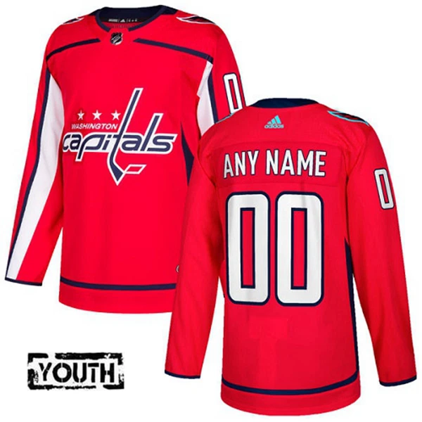 Adidas Washington Capitals Lasten Pelipaita Authentic Punainen ( Omalla Nimellä ) Adidas Washington Capitals Lasten Pelipaita Authentic Punainen ( Omalla Nimellä )