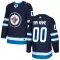 Adidas Winnipeg Jets Pelipaita Authentic Navy ( Omalla Nimellä )