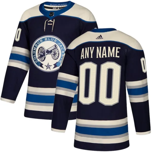 Adidas Columbus Blue Jackets Pelipaita Kolmos Authentic ( Omalla Nimellä ) Adidas Columbus Blue Jackets Pelipaita Kolmos Authentic ( Omalla Nimellä )
