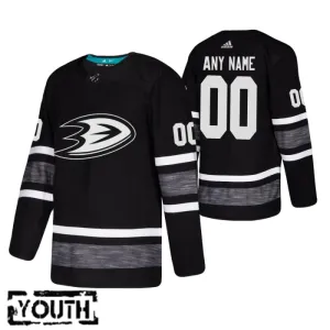 Adidas NHL Anaheim Ducks Lasten Pelipaita All Star 2019 Authentic Musta ( Omalla Nimellä )