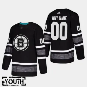 Adidas NHL Boston Bruins Lasten Pelipaita All Star 2019 Authentic Musta ( Omalla Nimellä )
