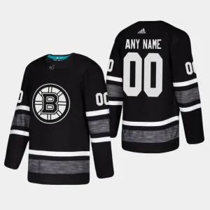 Adidas NHL Boston Bruins Pelipaita All Star 2019 Authentic Musta ( Omalla Nimellä )