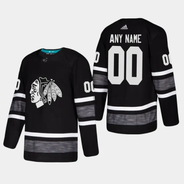 Adidas NHL Chicago Blackhawks Pelipaita All Star 2019 Authentic Musta ( Omalla Nimellä ) Adidas NHL Chicago Blackhawks Pelipaita All Star 2019 Authentic Musta ( Omalla Nimellä )