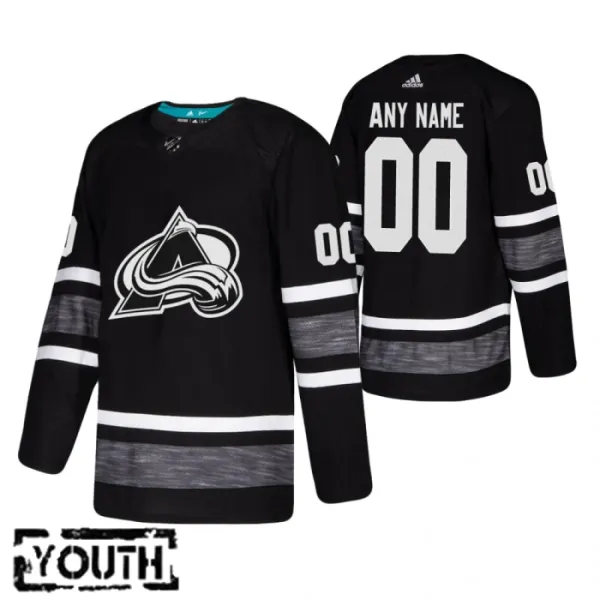 Adidas NHL Colorado Avalanche Lasten Pelipaita All Star 2019 Authentic Musta ( Omalla Nimellä ) Adidas NHL Colorado Avalanche Lasten Pelipaita All Star 2019 Authentic Musta ( Omalla Nimellä )