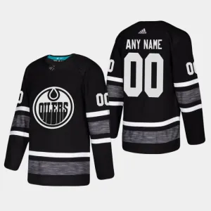 Adidas NHL Edmonton Oilers Pelipaita All Star 2019 Authentic Musta ( Omalla Nimellä )