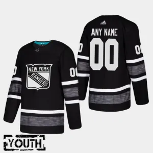 Adidas NHL New York Rangers Lasten Pelipaita All Star 2019 Authentic Musta ( Omalla Nimellä )