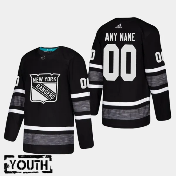 Adidas NHL New York Rangers Lasten Pelipaita All Star 2019 Authentic Musta ( Omalla Nimellä ) Adidas NHL New York Rangers Lasten Pelipaita All Star 2019 Authentic Musta ( Omalla Nimellä )