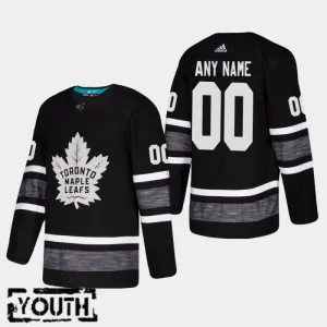 Adidas NHL Toronto Maple Leafs Lasten Pelipaita All Star 2019 Authentic Musta ( Omalla Nimellä )