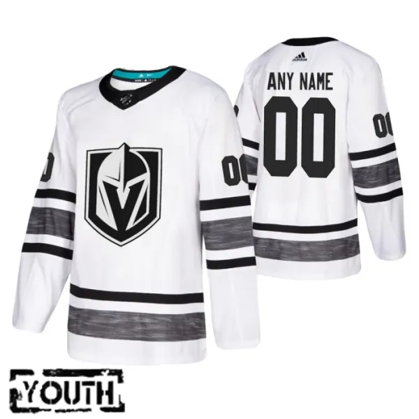 Adidas NHL Vegas Golden Knights Lasten Pelipaita All Star 2019 Authentic Valkoinen ( Omalla Nimellä ) Adidas NHL Vegas Golden Knights Lasten Pelipaita All Star 2019 Authentic Valkoinen ( Omalla Nimellä )