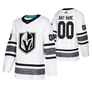 Adidas NHL Vegas Golden Knights Pelipaita All Star 2019 Authentic Valkoinen ( Omalla Nimellä )